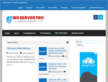 Tablet Screenshot of msserverpro.com